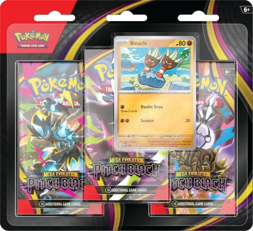 Pokémon TCG Mega Evolution - Pitch Black - 3-Pack Blister Bundle (12) (1).webp